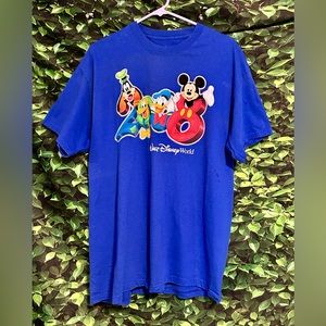 Disney Parks 2008 Mickey Mouse T Shirt Mens Large
